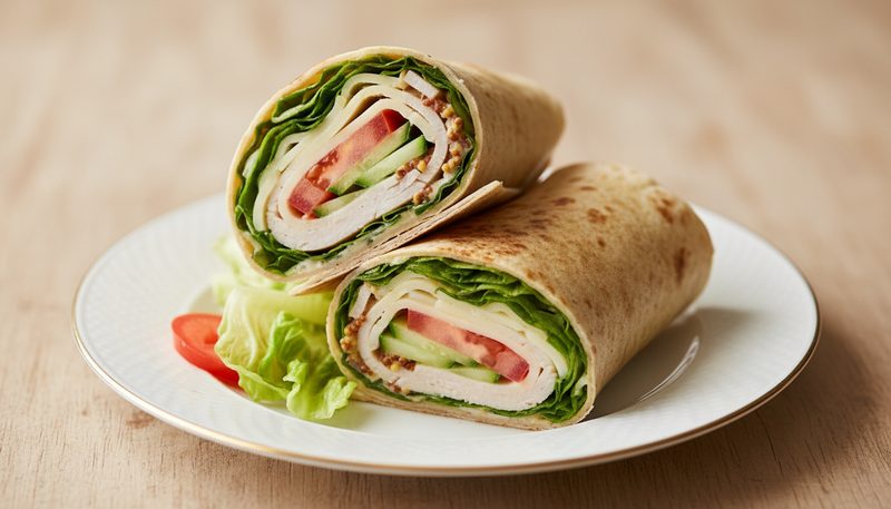 Turkey And Cheese Wraps