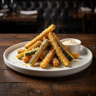 Air Fryer Parmesan Zucchini Fries